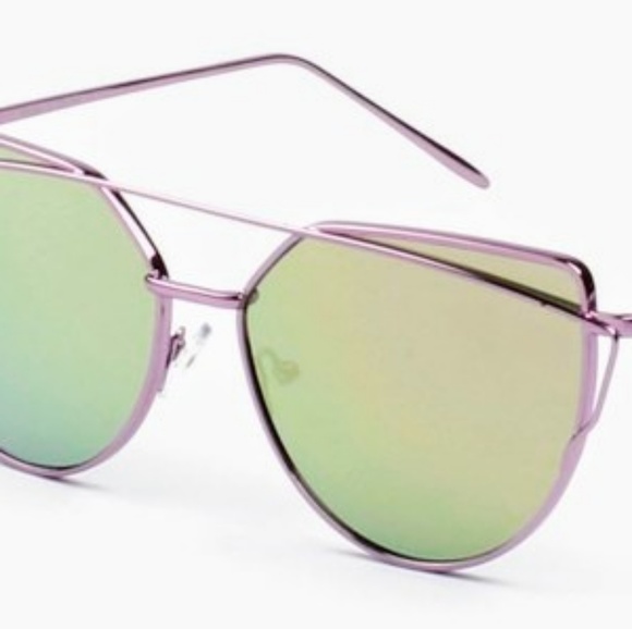 NEW Rose Polarized Cat Eye Oversized Sunglasses - Picture 3 of 5